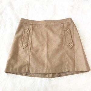 Topshop Petite Camel mini skirt